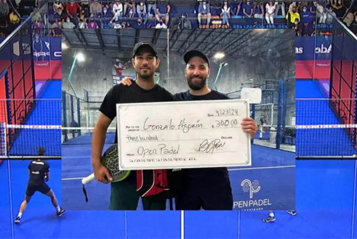 Gonzalo Huguaín campeón de pádel