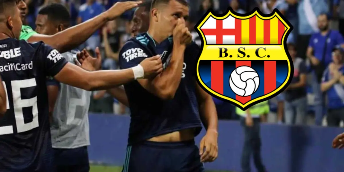 Barcelona SC-Byron Palacios-Emelec / Foto: API