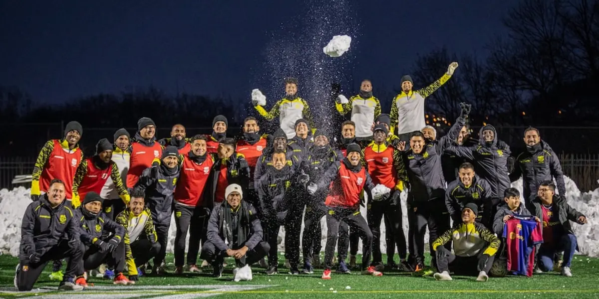 Barcelona SC en New Jersey / Foto tomada de: API