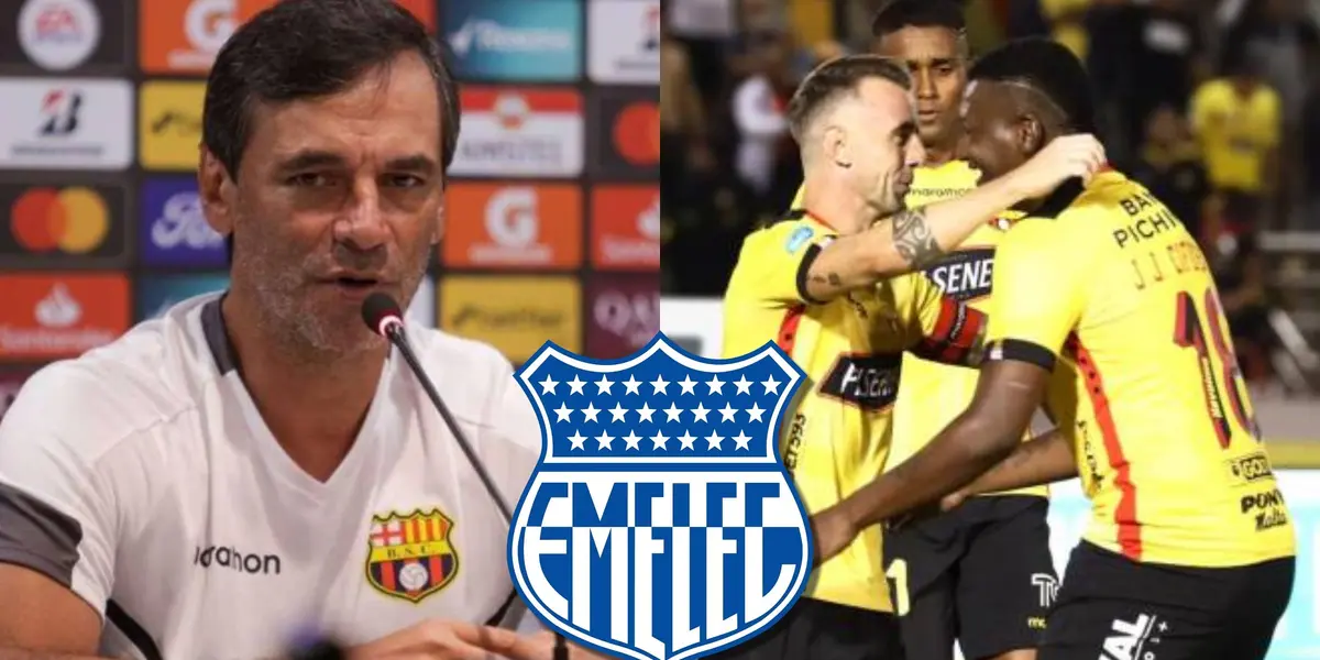 Barcelona SC es enfrentará a Emelec en el Clásico del Astillero y Bustos sabe que no puede perder, por ello decidió sentar a uno de los más criticados