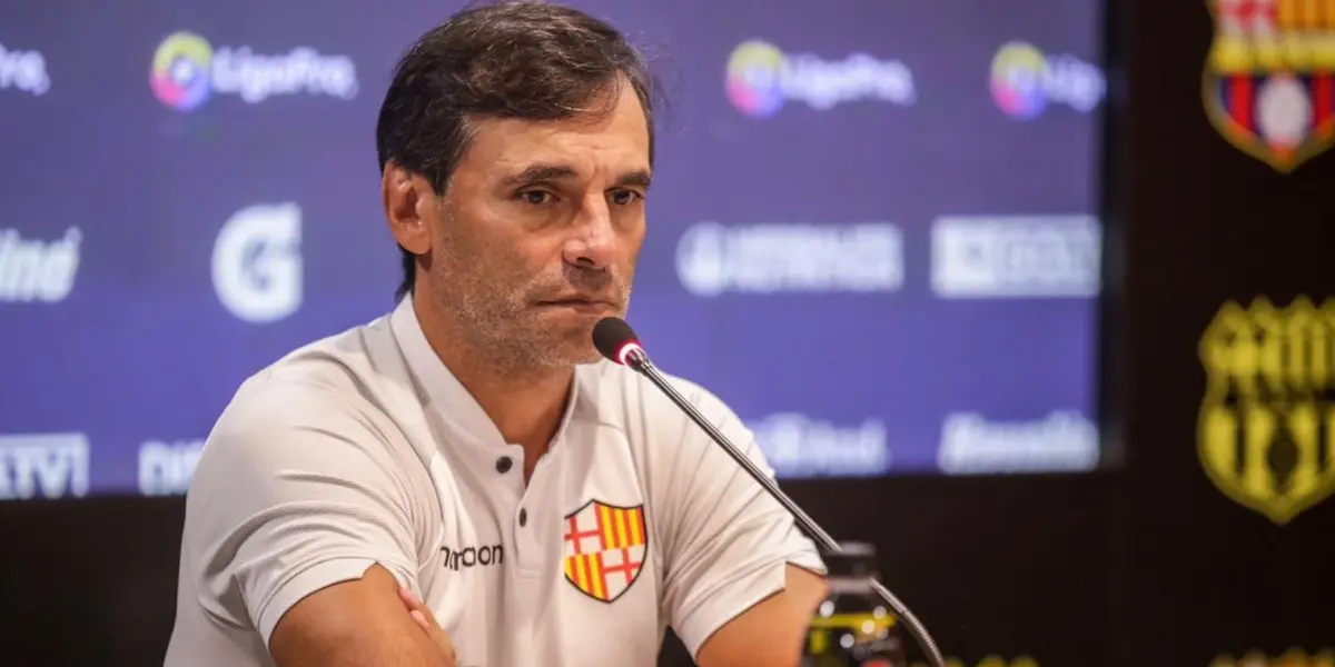 Barcelona SC está a las puertas de jugarse una carta importante en la Copa Libertadores al enfrentarse a Boca Juniors y Fabián Bustos sorprendió con sus declaraciones
