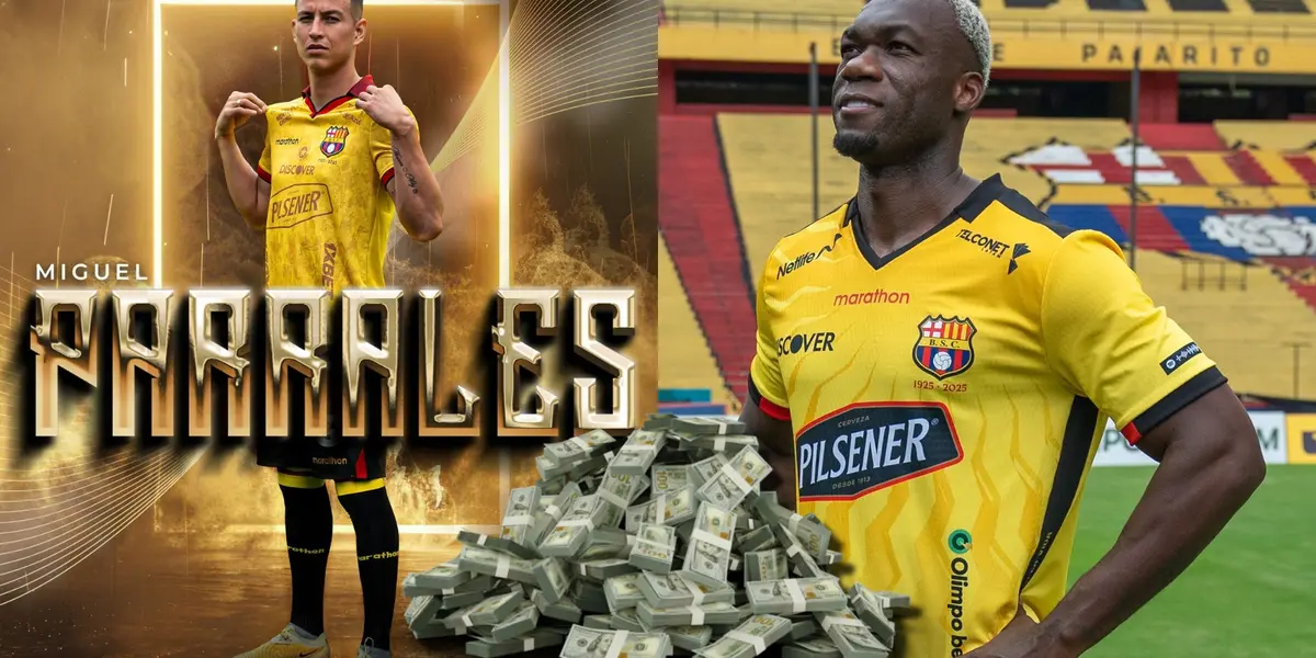 Barcelona SC-Felipe Caicedo-Miguel Parrales / Foto: Barcelona SC