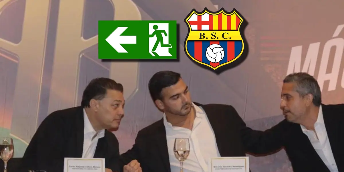 Cansado de las críticas, el directivo que pensaría en salir de Barcelona SC de manera sorpresiva