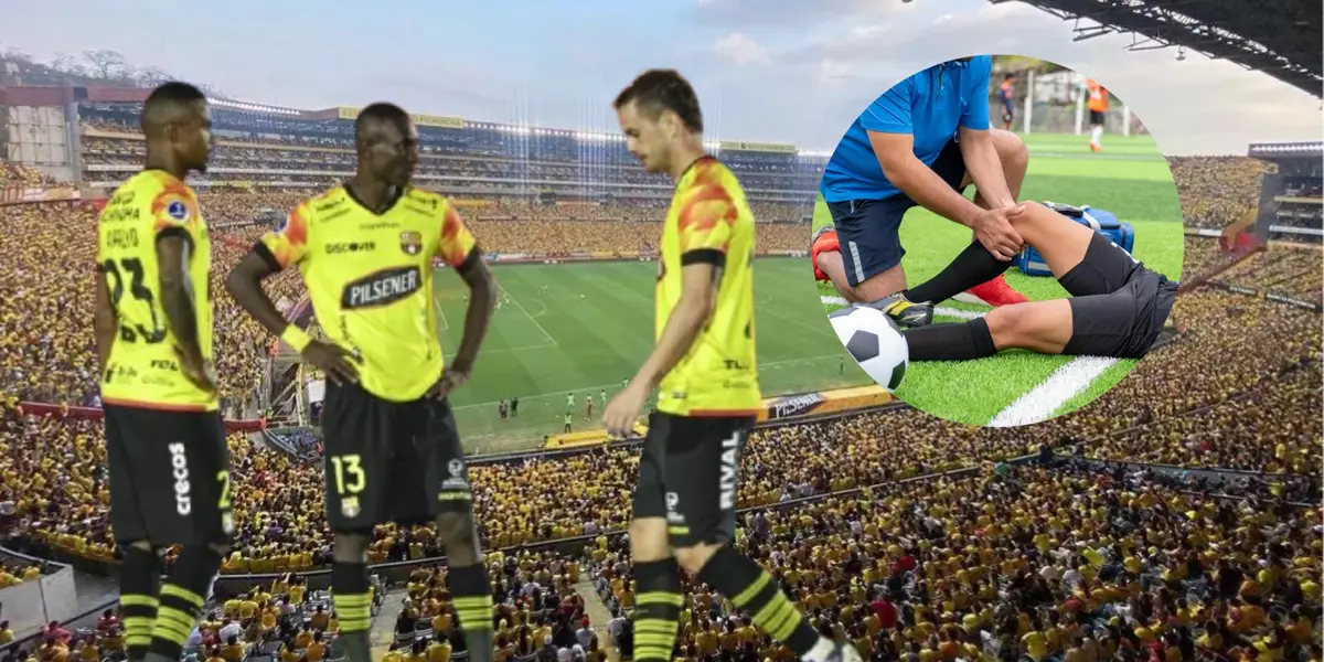 Se encienden las alarmas en Barcelona SC, los dos jugadores que salieron sin poder caminar contra Libertad 