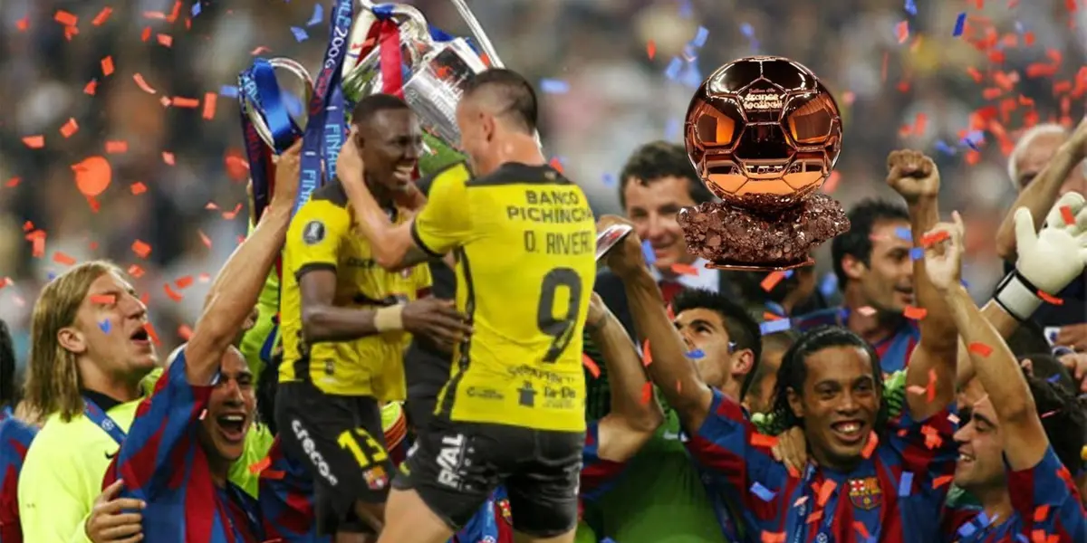 Ya no solo van por la Noche Amarilla, el campeón de Champions y Balón de Oro que verá el partido de Barcelona SC vs IDV 