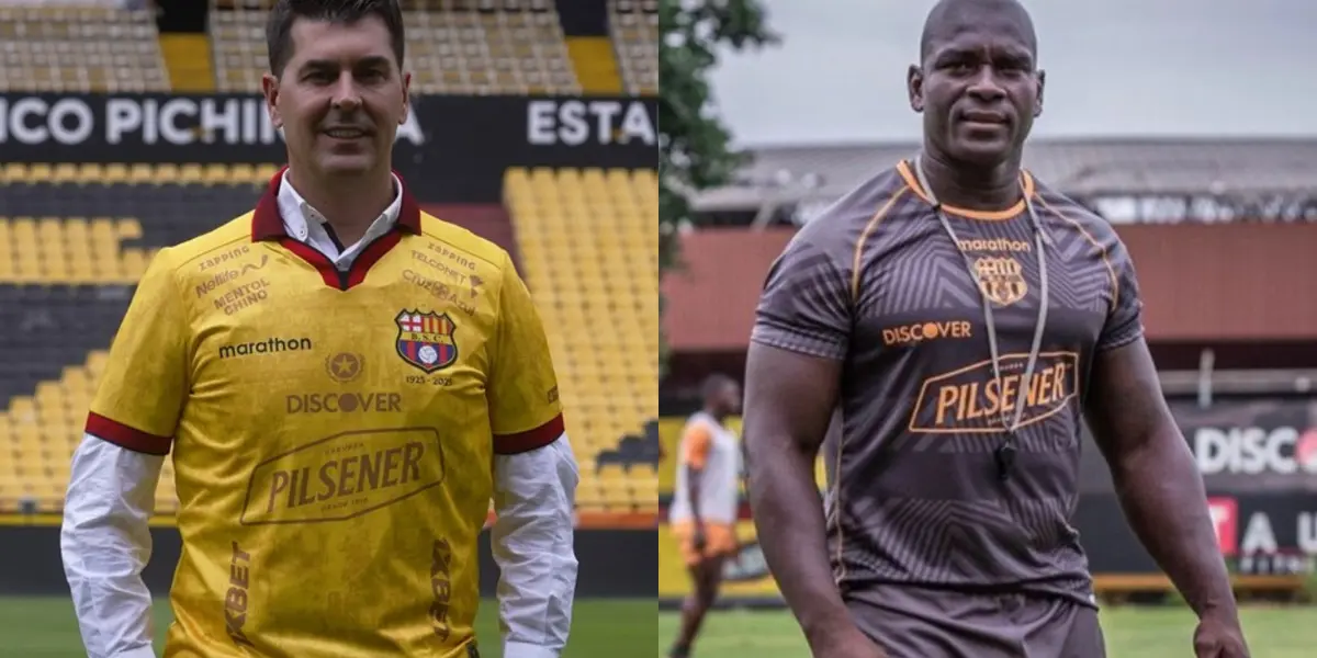 Barcelona SC-Ismael Rescalvo-Segundo Castillo / Foto: Olé
