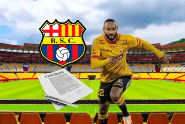 Barcelona SC oficializó el nuevo contrato de Leonai Souza