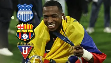 Barcelona SC-Willian Pacho-Emelec-Liga de Quito / Foto: PSG