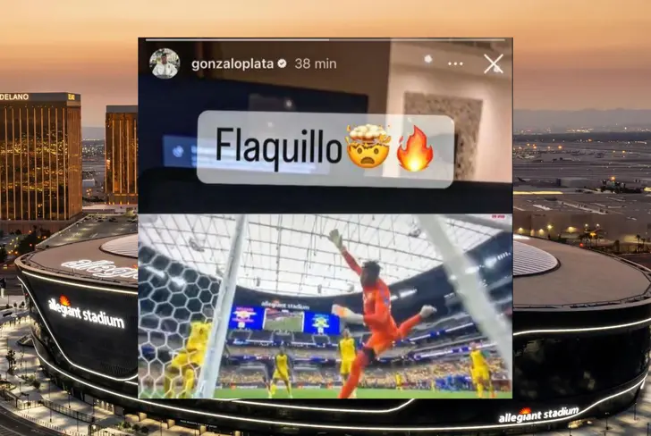 El mensaje de Gonzalo Plata después del gol de Piero Hincapié