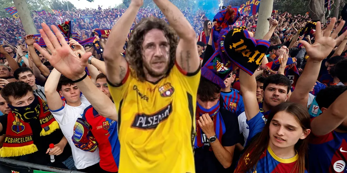 Carles Puyol e hinchas FC Barcelona / Foto de: El Futbolero Ecuador