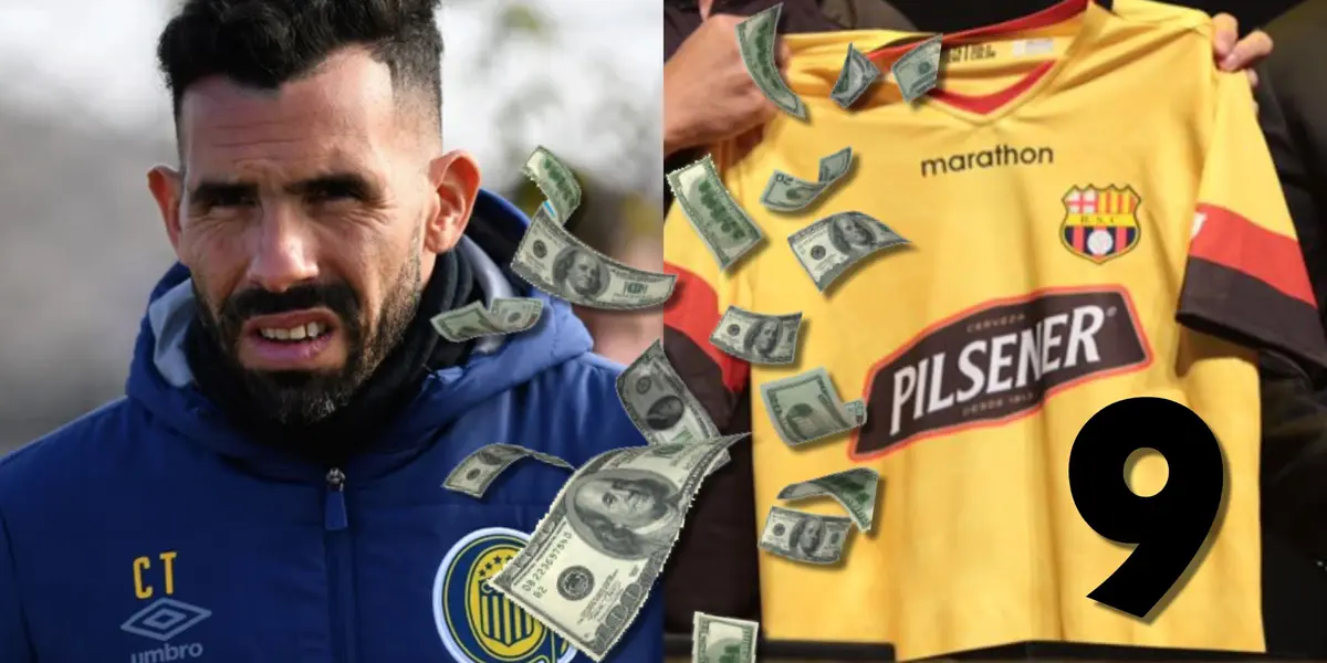 Carlos Tévez se ha fijado en uno de los grandes delanteros que pudo tener Barcelona SC, para Rosario Central. Puede salir pronto
