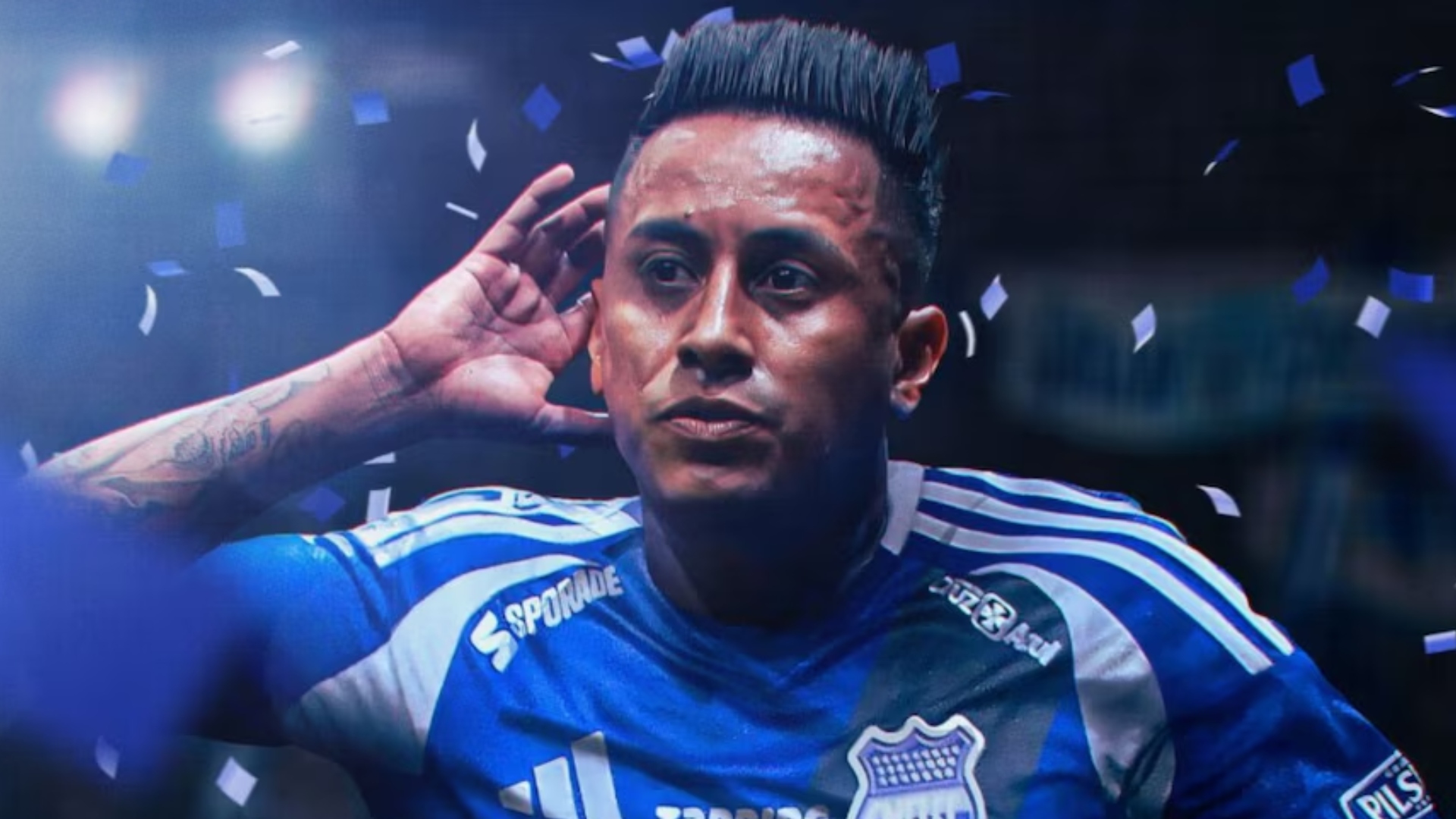 Christian Cueva Nuca llegó a la Explosión Azul 2.0 và se reveló la main razón