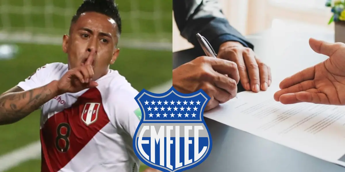 Christian Cueva-Emelec / Foto: Olé