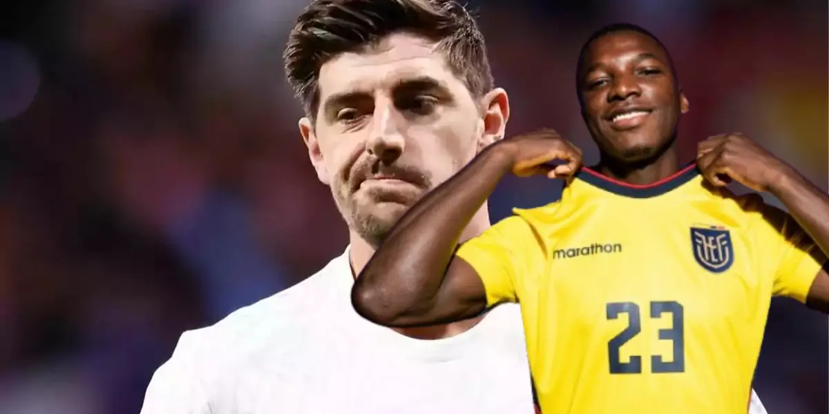 Courtois y Moisés Caicedo 
