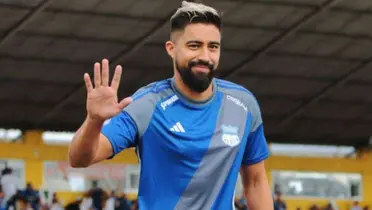 Cristhian Noboa en Emelec 2024 / Foto tomada de: API