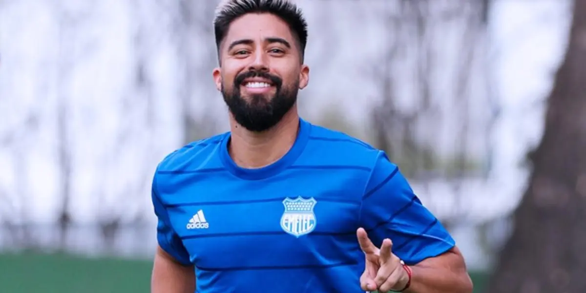 Cristhian Noboa en Emelec / Foto tomada de: API