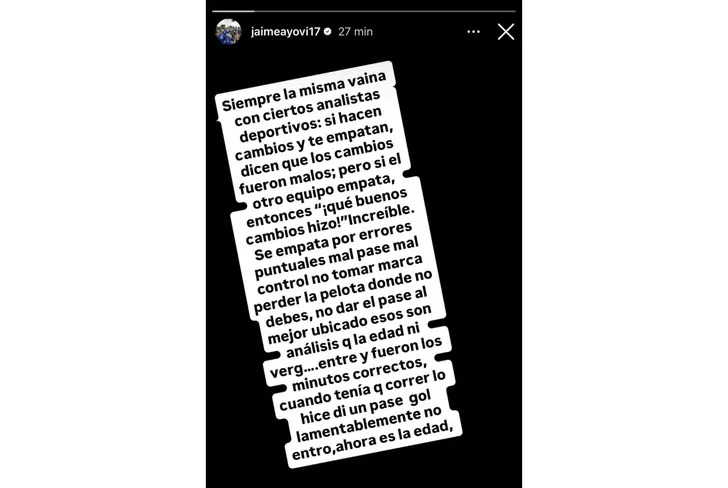Captura de Instagram 