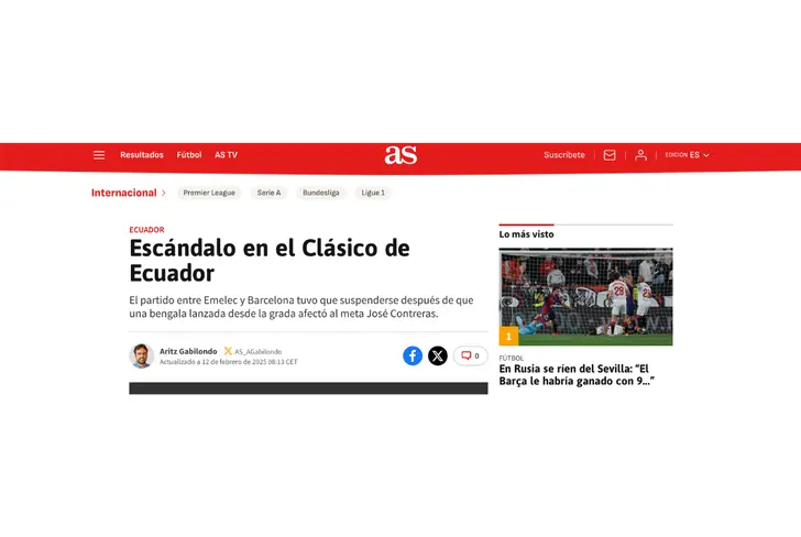 Tomado de Diario AS
