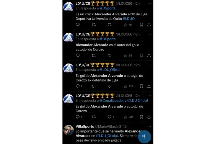 Captura de X