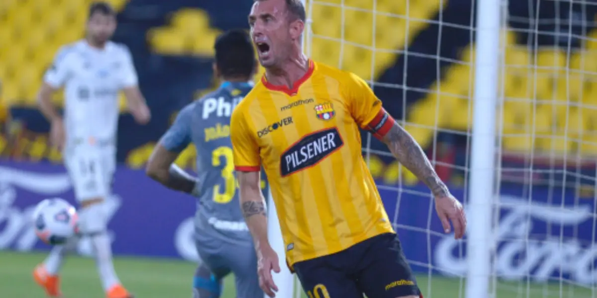 Damián Díaz dejó atrás la eliminación de la Copa Libertadores ante Flamengo y contra Mushuc Runa volvió a ser quien movió los hilos de Barcelona SC mandando un mensaje a sus críticos