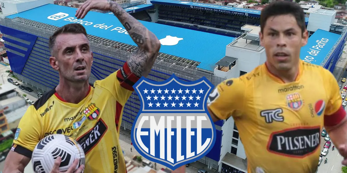 Ni Damián Díaz ni Matías Oyola, al único jugador de Barcelona SC que Emelec le puso 4 marcas