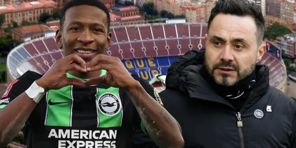 Suena para llegar al FC Barcelona y De Zerbi le  dio la mejor noticia a Pervis