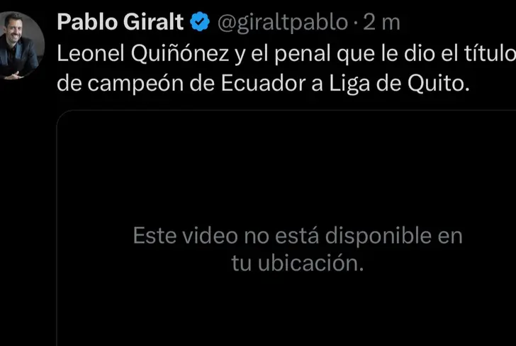 Vía X