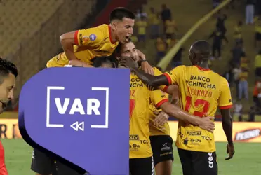 Desde Barcelona SC se han quejado por el arbitraje