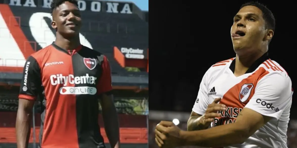 Djorkaeff Reasco jugó su primer partido con Newell's ante River Plate