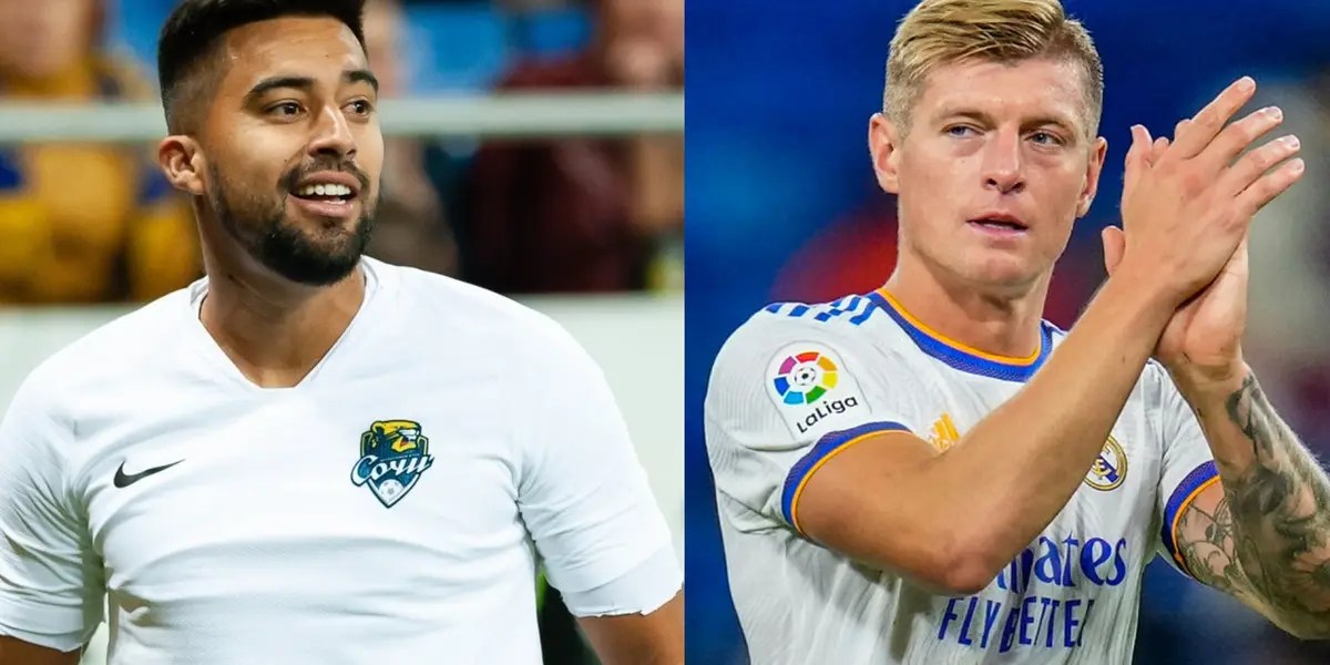 El alemán Toni Kroos le dejó una lección al ecuatoriano Christian Noboa