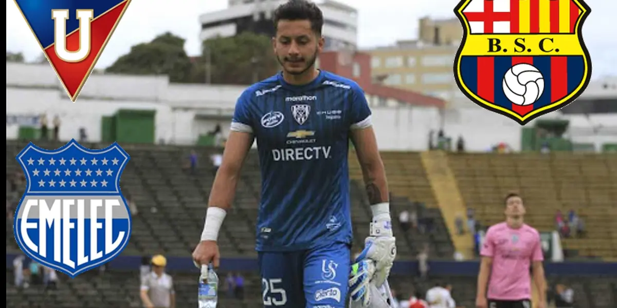 El arquero quiere dejar la filas de Independiente del Valle