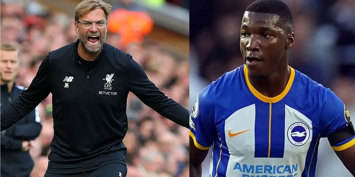 El Brighton de Moisés Caicedo le pegó un verdadero baile al Liverpool de Klopp