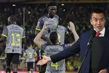 El candidato presidencial, Daniel Noboa ha comentado que es hincha de Emelec