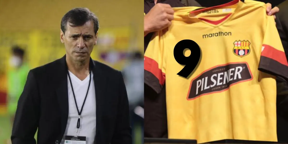 El delantero pasa un mal momento, sin embargo tiene la confianza de Fabián Bustos y lo espera Barcelona SC en la siguiente temporada