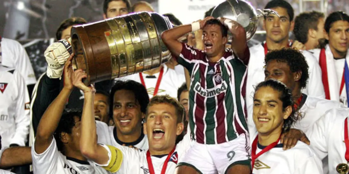 El delantero recordó aquel 2008 contra los albos, específicamente la jugada con Paúl Ambrosi