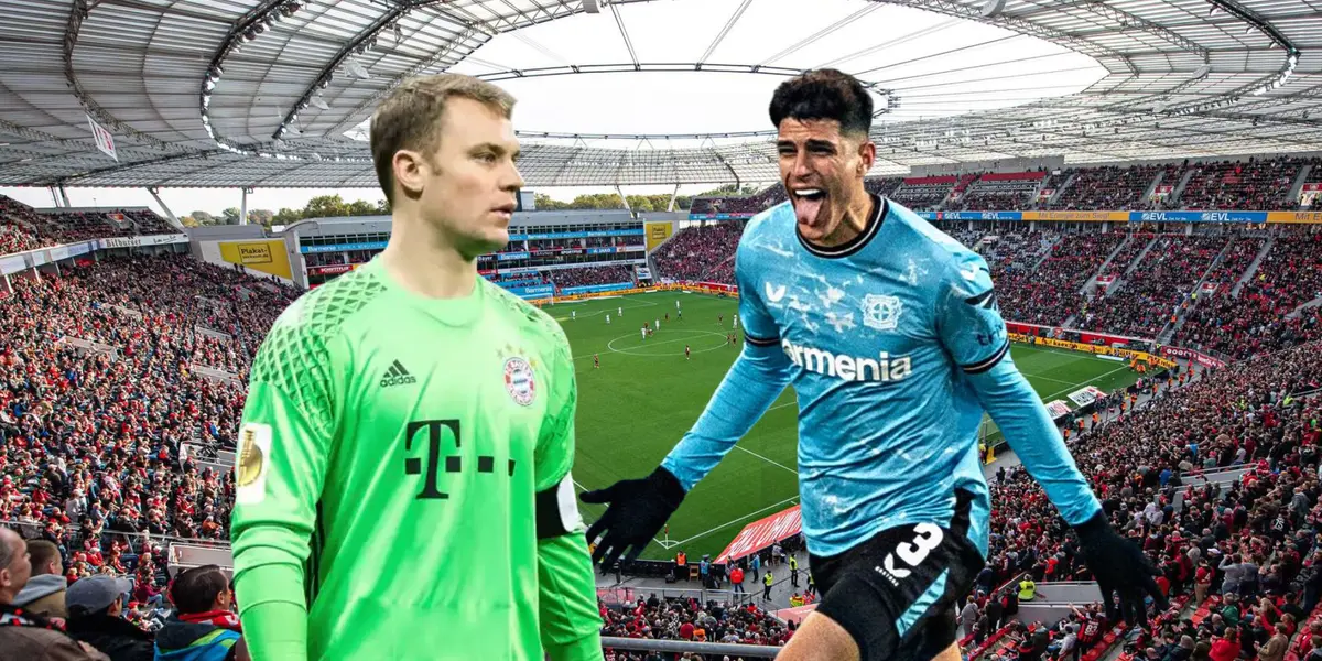 El festejo de Piero Hincapié al gol que le hicieron a Manuel Neuer