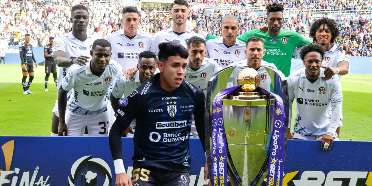 El gesto de Kendry Páez antes de la final entre Liga de Quito vs IDV
