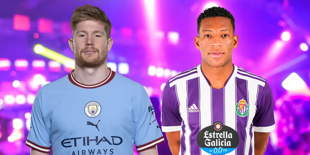 El jugador ecuatoriano subió fotos con De Bruyne en Cartagena