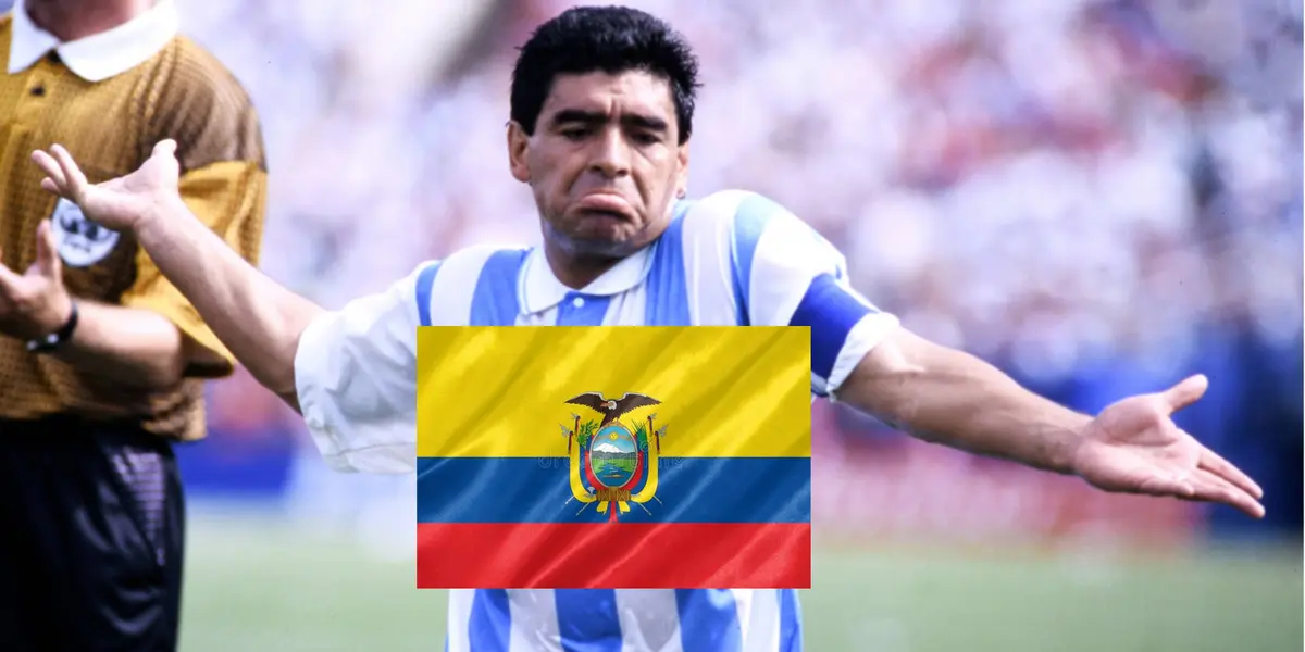 El jugador le ganó un partido a Diego Armando Maradona e incluso conversó con él