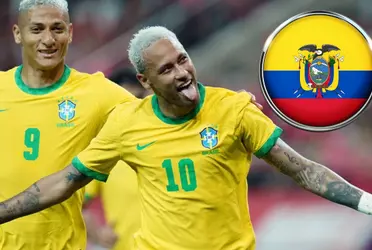 El jugador pudo presentarle su familia a Neymar cuando vino a un partido por eliminatorias