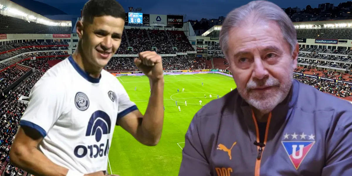 Aún ni llega, pero el primer problema que tendría Alex Arce en Liga de Quito