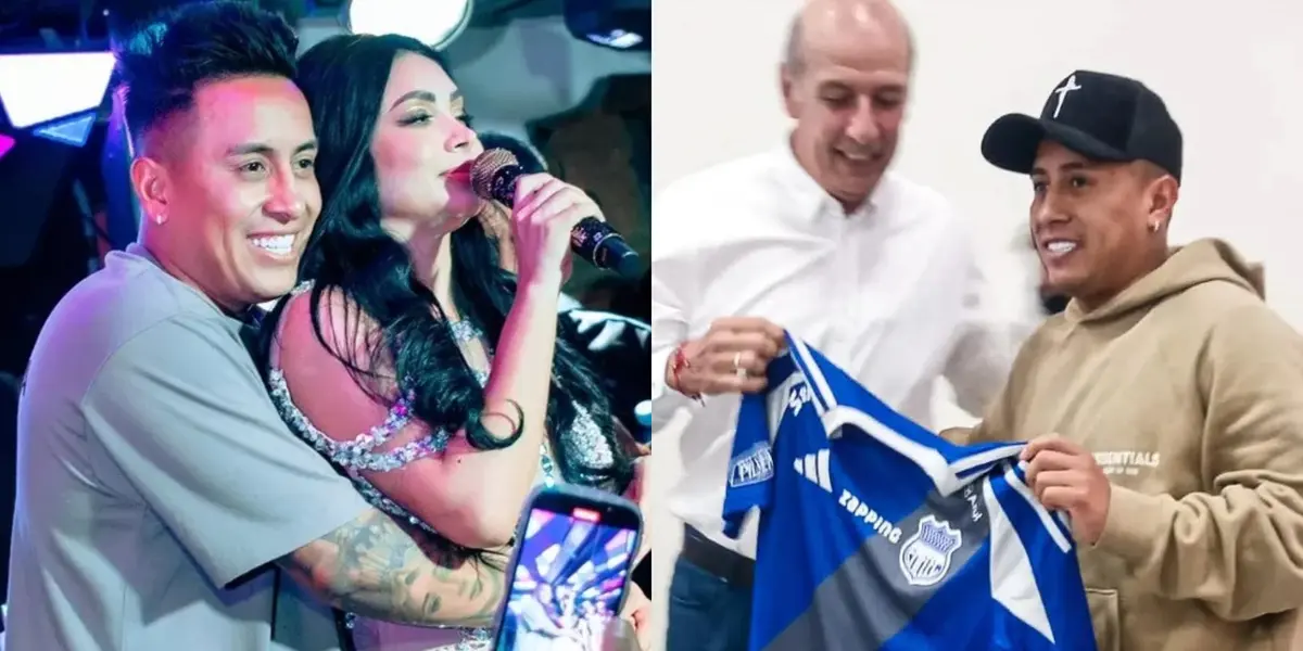 Mientras en Perú lo tacharon de fiestero, esto hizo Christian Cueva luego de su primera práctica con Emelec