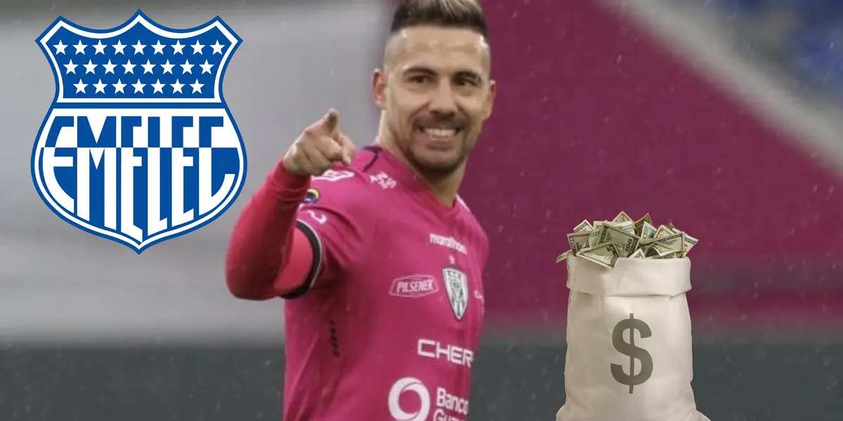Emelec estuvo sondeando a Jonatan Bauman al igual que Barcelona SC. El delantero era el reemplazo de Facundo Barceló