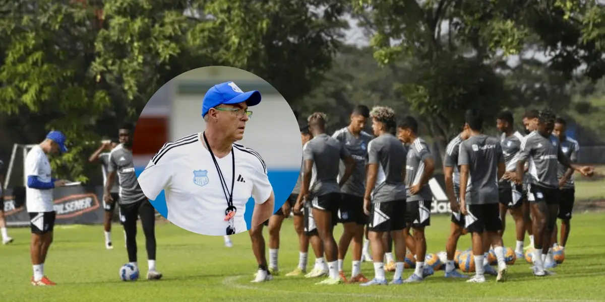 Todos pensaron que lo habían mandado de Emelec, pero apareció entrenando con Jorge Célico