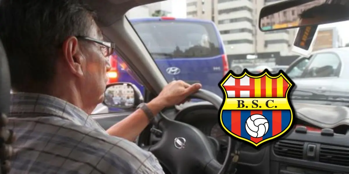 En Barcelona SC alcanzó la gloria con un título nacional, actualmente hace recorridos con su buseta