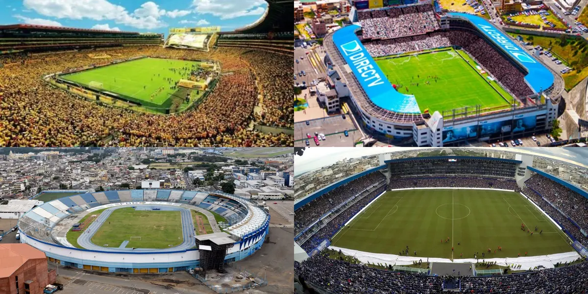 En Ecuador existen varios estadios, para albergar cotejos que han quedado para la historia. Conoce cuáles son los más grandes en la actualidad