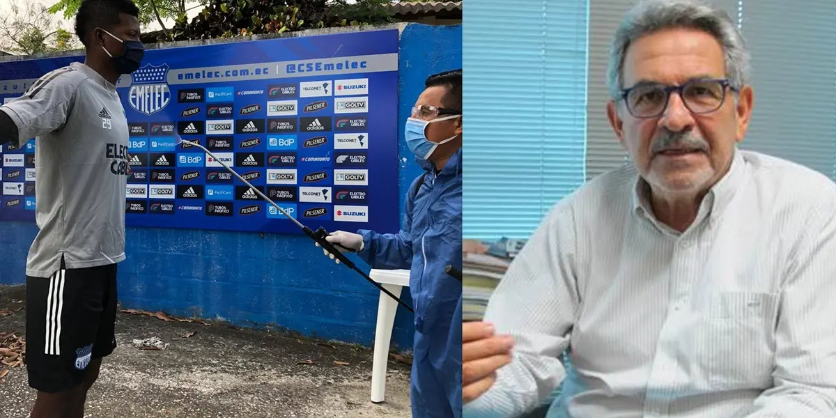 En el Puerto Principal se han referido al tema de la sanción al fútbol ecuatoriano por el Bombillo