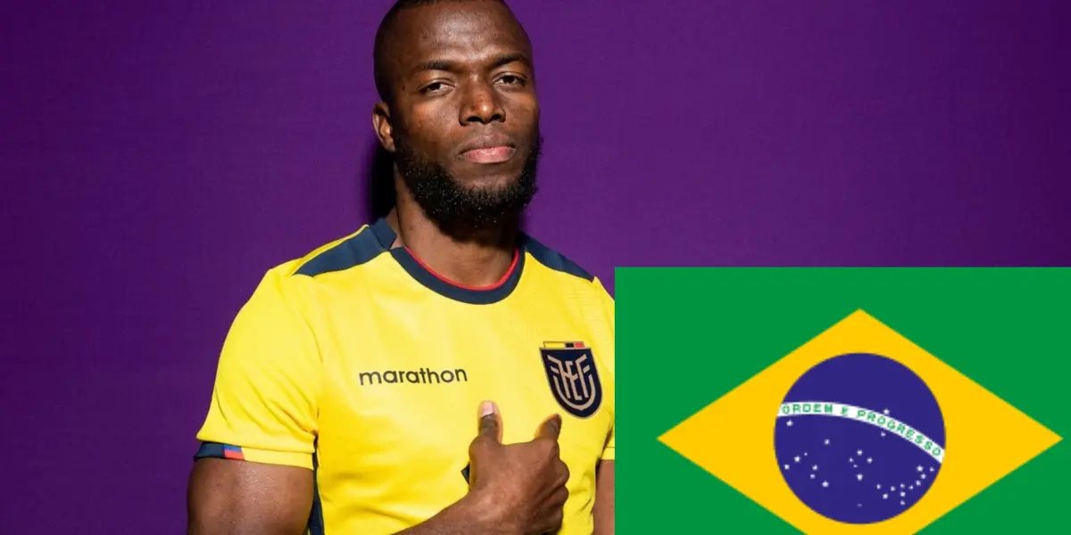 Dicen que Enner Valencia jugaría unos minutos y así reaccionaron en Brasil