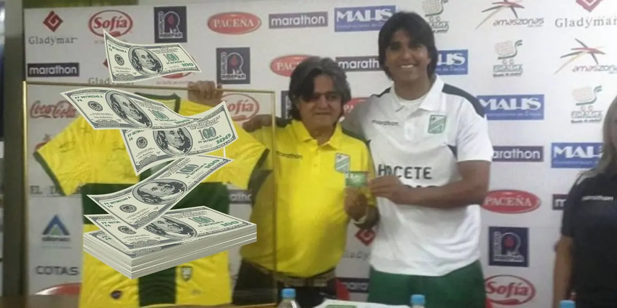 Esto llegó a recibir Marcelo Moreno Martins en su primer sueldo