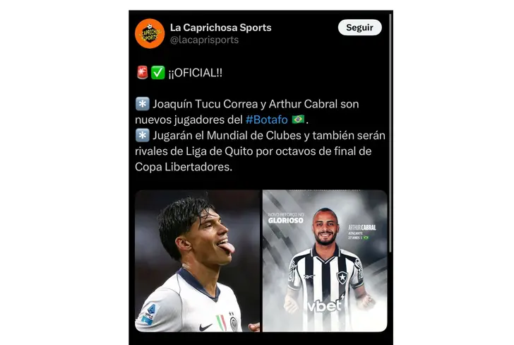 Captura de X